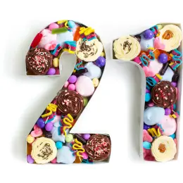 DIY Number Box 21 Display